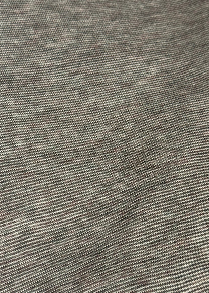sprmwn Tissue Classic Short Sleeve Tee in Dark Green Mini Stripes