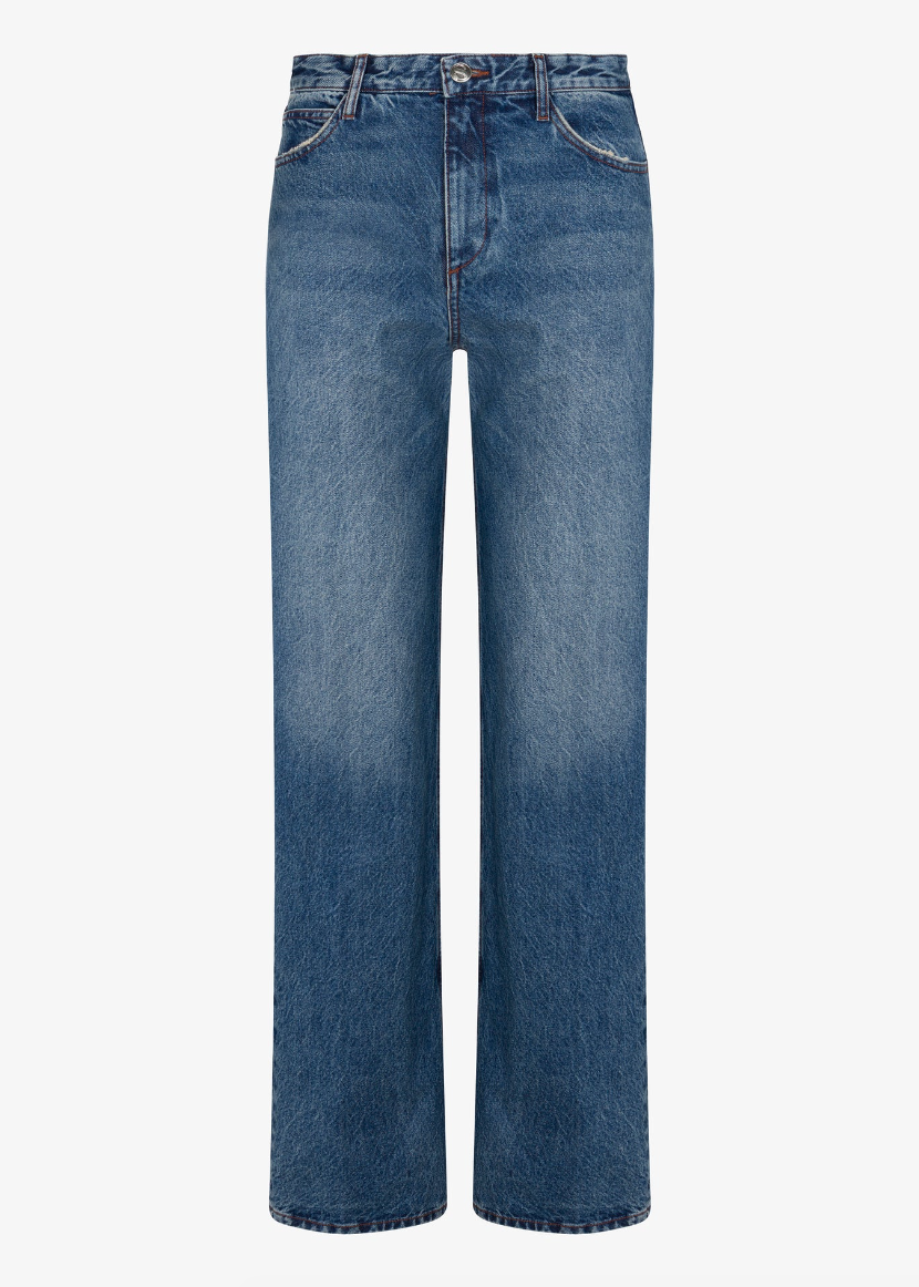 sprwmn 5 Pocket Baggy Denim in Eva