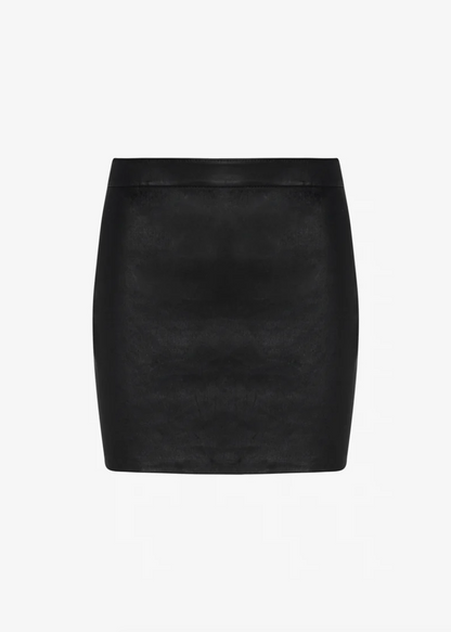 sprwmn Leather Marcel Skirt in Black