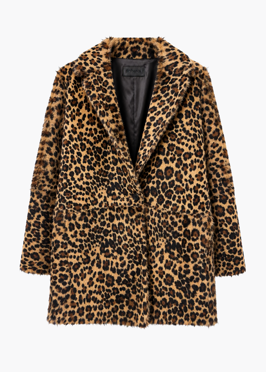 sprwmn Leopard Pony Andi Coat