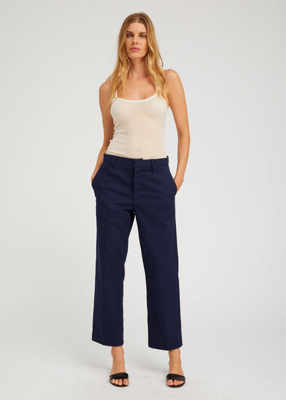 STRAIGHT LEG TROUSERS