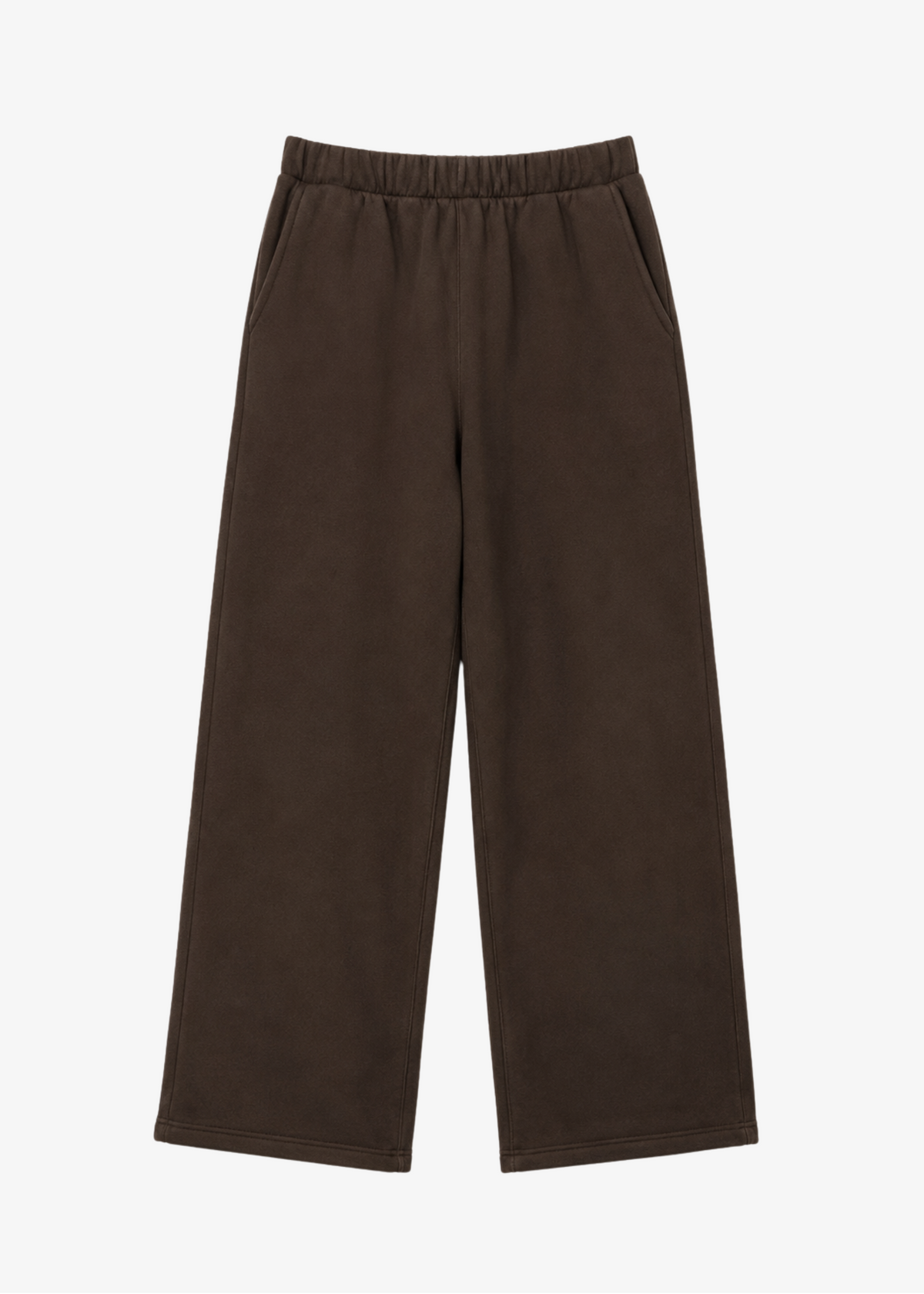 sprwmn womens Straight Leg Sweatpants in Americano