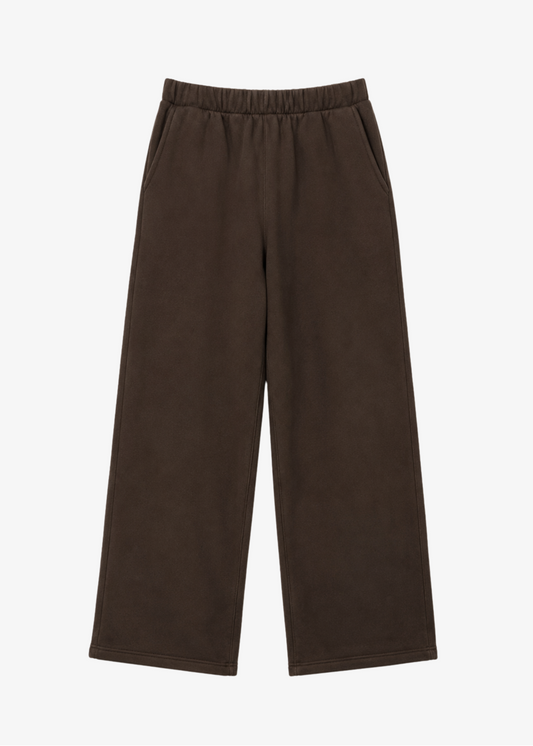 sprwmn womens Straight Leg Sweatpants in Americano