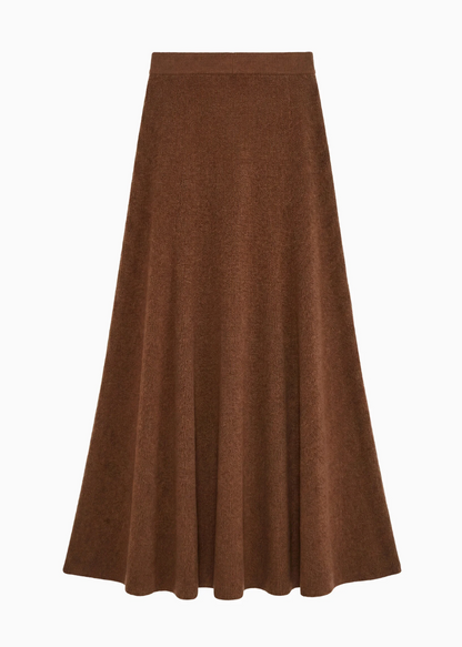 ulla johnson womens knit Azaria Knit Skirt in Clove