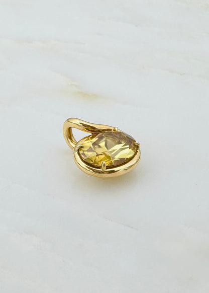 vanessa fernandez One-of-a-Kind Champagne Zircon Pendant