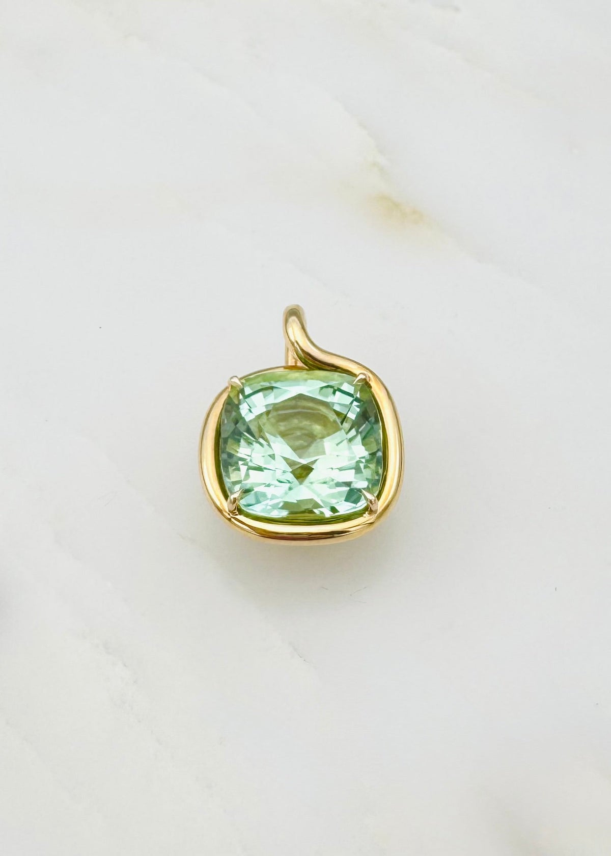 vanessa fernandez One-of-a-Kind Mint Tourmaline Pendant