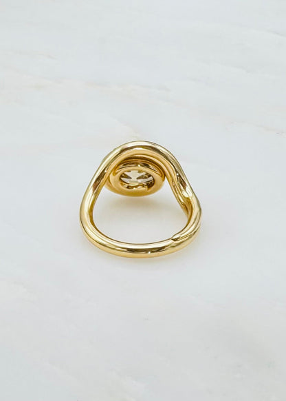 vanessa fernandez one of a kind One-of-a-fancy yellow brown diamond Ring
