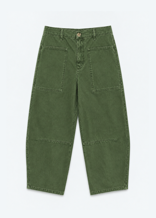 velvet womens Brylie Sanded Twill Pant in Olive