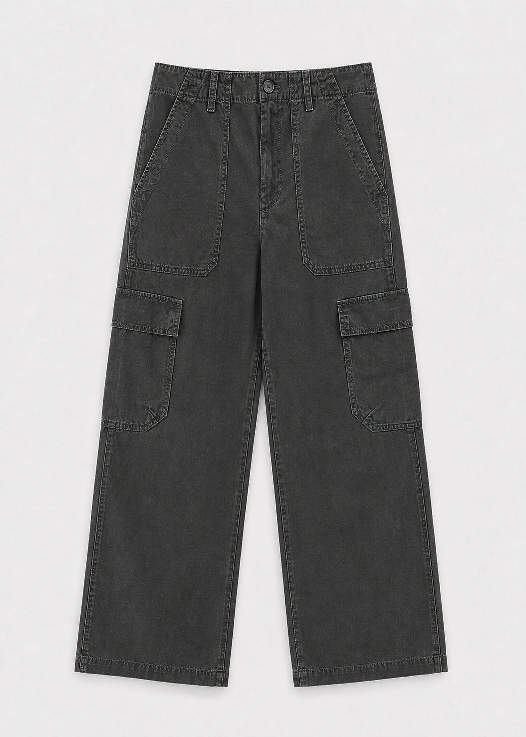 velvet womens Makayla Sanded Twill Cargo Pants in Vintage Black