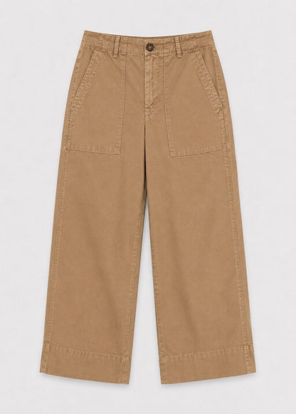 velvet womens Mya Cotton Canvas Pant in Bark