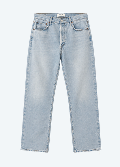 womens AGOLDE Denim Austin Mid-Rise Tapered Slim Jean