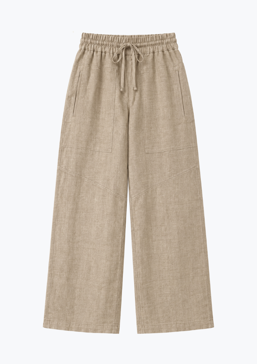womens maria cher Bonpland Eva Linen Cargo Pants
