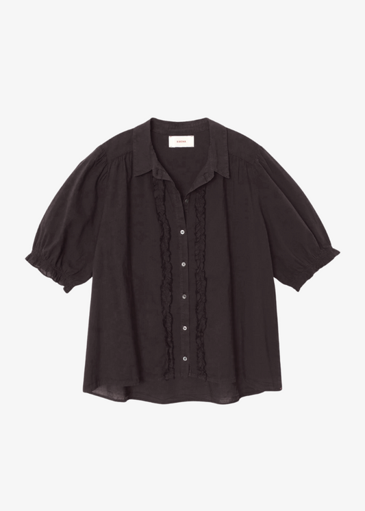 xirena womens Baron Shirt in Black
