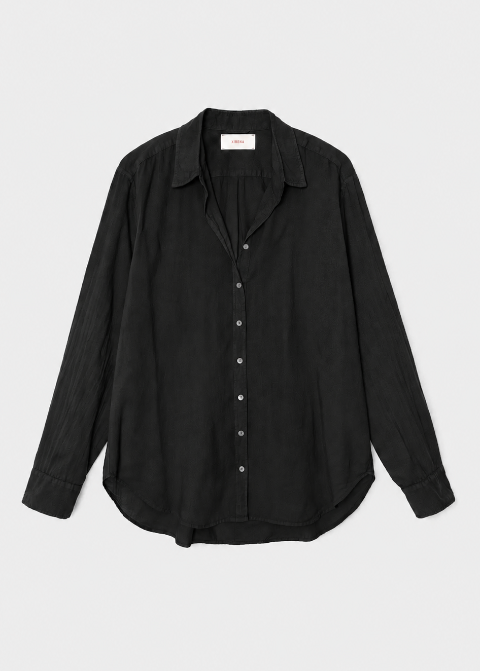 xirena womens Beau cotton poplin Shirt in Black