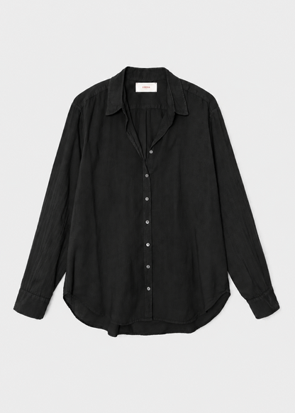 xirena womens Beau cotton poplin Shirt in Black