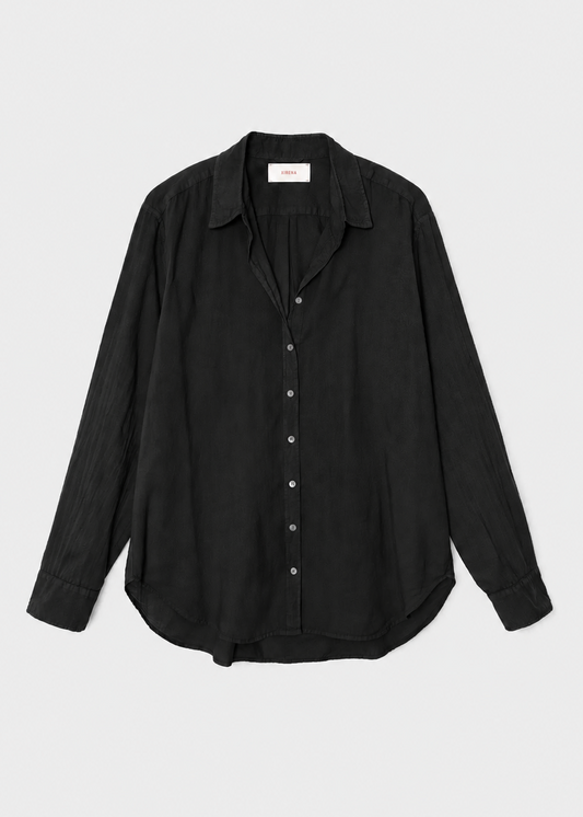 xirena womens Beau cotton poplin Shirt in Black