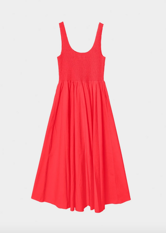xirena womens Florence Dress in Red Flash
