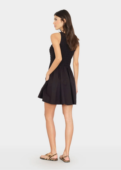 person wearing xirena womens Florie Dress in Black
