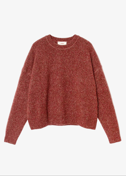 xirena womens Lela Sweater in Brick Fire