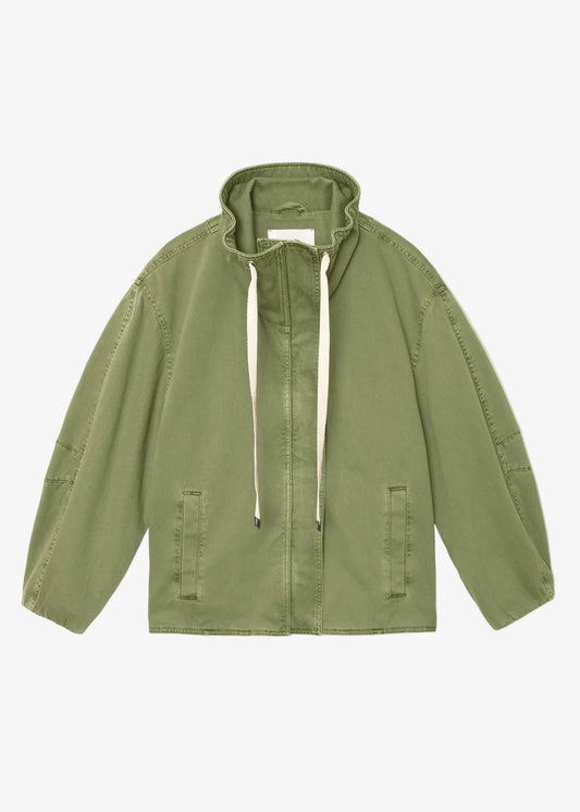 xirena womens cotton Harrison Jacket in Saguaro Green