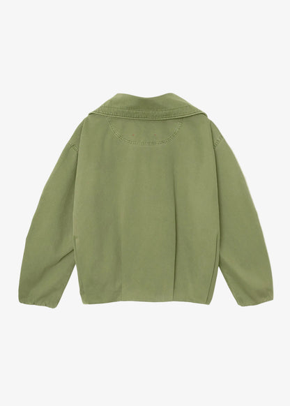 xirena womens cotton Harrison Jacket in Saguaro Green