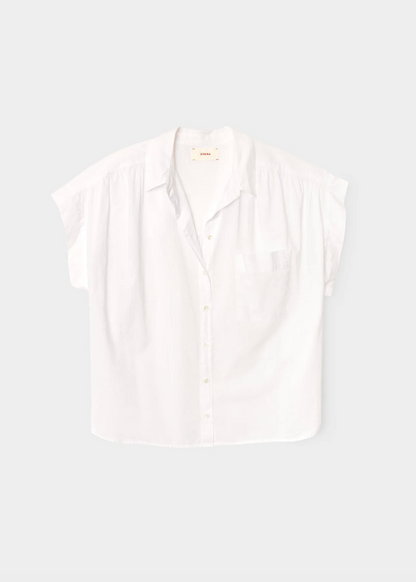 xirena womens cotton poplin Lexi Shirt in White