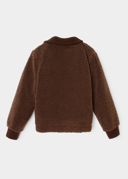 xirena womens sherpa Daltry Jacket in Chocolate Brown