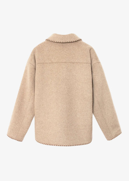 xirena womens wool Dean Jacket in Taupe
